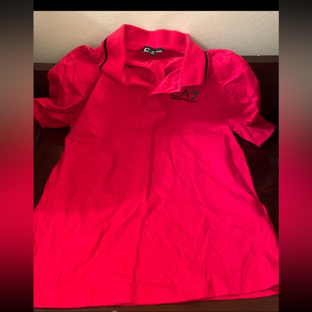 emporio armani boys polo shirt
